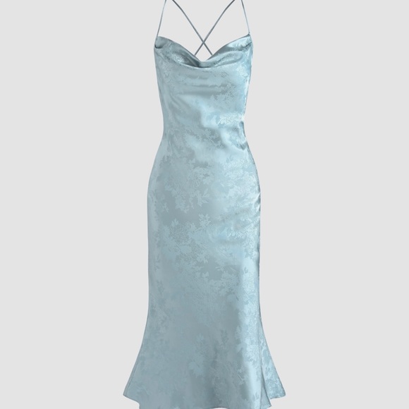 Floral Pattern Midi Dress XL - Picture 1 of 2